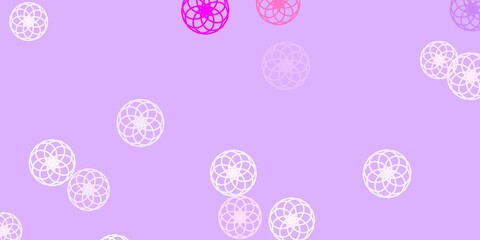 Light Purple, Pink vector layout with circle shapes.