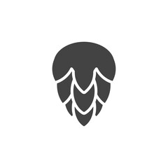 Acorn vector fill icon