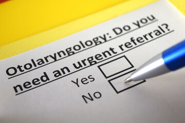 One person is answering question about otolaryngology.