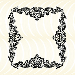 Vector illustration VINTAGE. ornamental floral elements for tattoo, design, cards and prints. Abstract floral vector illustration.