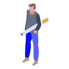 Smoke addiction icon. Isometric of smoke addiction vector icon for web design isolated on white background