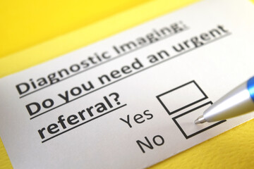 One person is answering question about diagnostic imaging.