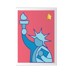 The statue of liberty