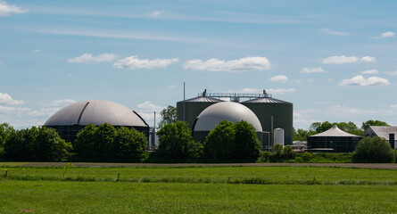 Biogasanlage zur Stromerzeugung und Energiegewinnung 