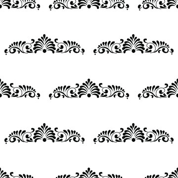 Beautiful floral alpona design is in Seamless pattern 