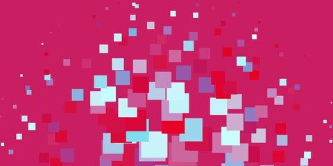 Light Blue, Red vector background in polygonal style. Modern design with rectangles in abstract style. Modern template for your landing page.