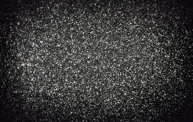 Black shimmer blur textured background. Dark vignette.
