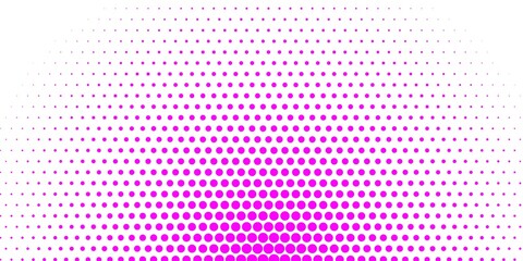 Light Pink vector template with circles. Glitter abstract illustration with colorful drops. New template for your brand book.