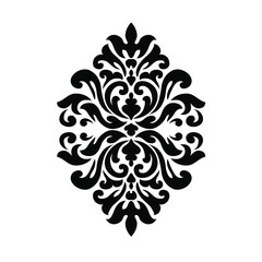 Vector illustration VINTAGE. ornamental floral elements for tattoo, design, cards and prints. Abstract floral vector illustration.