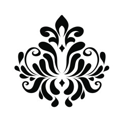 Vector illustration VINTAGE. ornamental floral elements for tattoo, design, cards and prints. Abstract floral vector illustration.