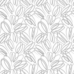 Seamless pattern with abstract curls background vector illustration
