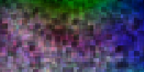 Light Blue, Red vector template with rectangles.