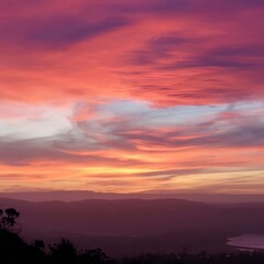 Fototapeta premium sunset in the sky