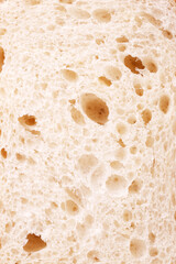 French homemade crisp bread slice.