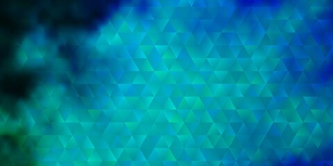 Dark BLUE vector layout with lines, triangles.