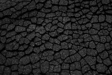 Broken asphalt texture background