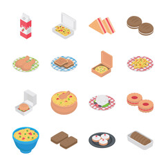 Food And Bakery Icons 
