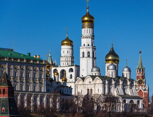 Fototapeta na wymiar MOSCOW RUSSIA KREMLIN IVAN THE GREAT BELL TOWER
