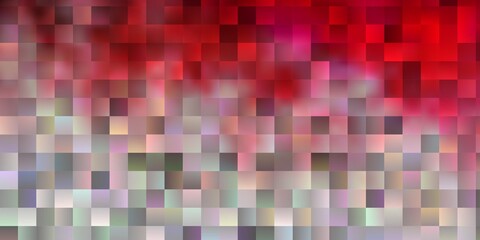 Light Pink, Red vector background with rectangles.