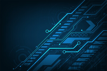 Vector background in the concept of technology.