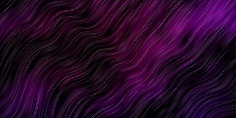 Obraz premium Dark Pink vector pattern with lines. Brand new colorful illustration with bent lines. Pattern for websites, landing pages.