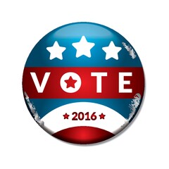 US election vote badge