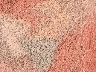 Pink and gray cosmetic clay. Nature texture from loam and silt. Healing earth. Beauty and...