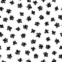 Hand drawn seamless pattern.