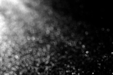 black bokeh abstract background