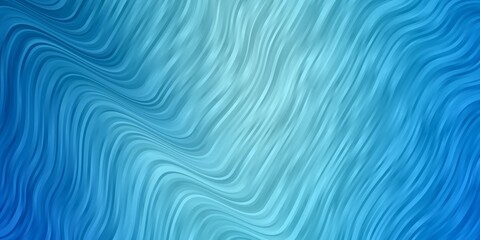 Light BLUE vector pattern with curves. Abstract illustration with gradient bows. Pattern for websites, landing pages.