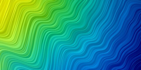 Fototapeta premium Light Multicolor vector backdrop with circular arc. Colorful illustration with curved lines. Pattern for websites, landing pages.