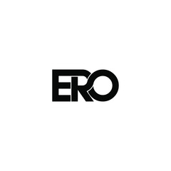 ero letter original monogram logo design