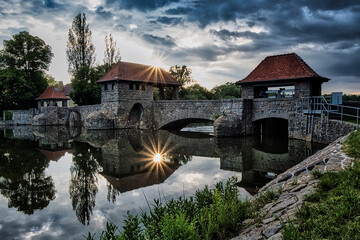Palmengartenwehr Leipzig.
