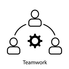 Teamwork, three people and information sharing.
