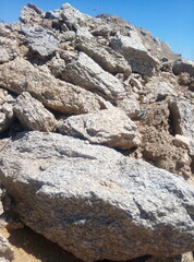 rocks in the mountains