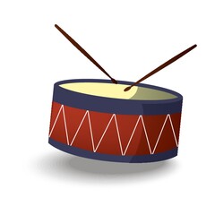 Drum and sticks