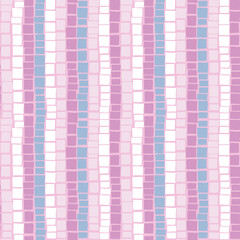 Rectangle textured geometric seamless stripe pattern. Vector repeat. Perfect for fabric, wallpaper, kids, invitations, scrapbooking, homeware.