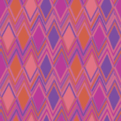 Abstract zig zag chevron. Pattern for fabric, wrapping, textile, wallpaper, apparel. Vector illustration