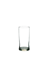 empty glass on white background