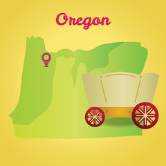 Map of oregon state