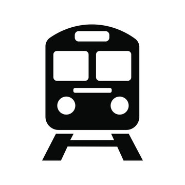 Train icon in trendy flat style isolated on white background. Train symbol for your web site design, logo, app, UI. Vector illustration, EPS10
