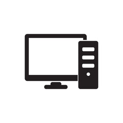 Computer vector icon, simple sign for web site and mobile app.