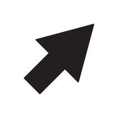 Arrow vector icon, simple sign for web site and mobile app.