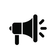 Megaphone icon in trendy flat style isolated on white background. Megaphone symbol for your web site design, logo, app, UI. Vector illustration, EPS10

