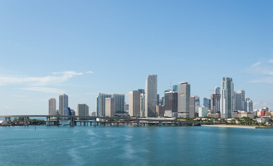 Obraz na płótnie Canvas Miami Skyline