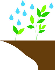 Vector image to represent world environment day and save nature