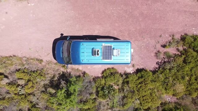 Camper van video shoot