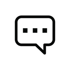 Comment icon vector. Conversation, Speech bubble icon symbol