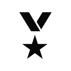 Rank icon vector sign and symbol isolated on white background, Rank logo concept.