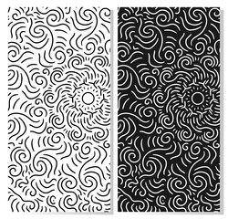 Traditional Seamless Pattern Tribal Motif.With hand drawn and hipster style